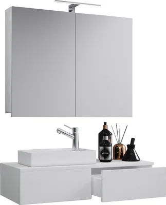 Immagine prodotto di Set 3 pezzi | Posto di lavaggio per gli ospiti WC | Bagno per gli ospiti | WC lavabo | Arredo bagno set da bagno - Gudas SC