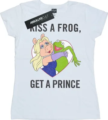 Produktbild von Disney - "The Muppets Kiss A Frog" T-Shirt für Damen BI49710 (S) (Weiß)