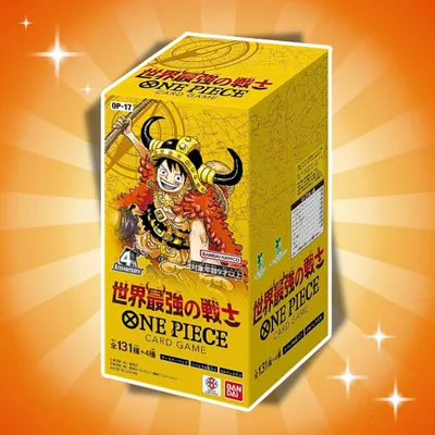Produktbild von One Piece OP17 The World’s Strongest Warriors Booster Box Japanisch – 24 Booster