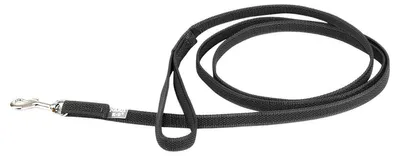 Produktbild von Julius-K9 Leine Super Grip mit Handschlaufe schwarz/grau, Maße: 2 m / 14 mm
