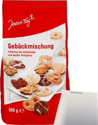 Produktbild von Jeden Tag Gebäckmischung (500g Packung) + usy Block