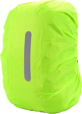 Produktbild von INF Regenhülle für Rucksack mit reflektierendem Streifen Grün M
