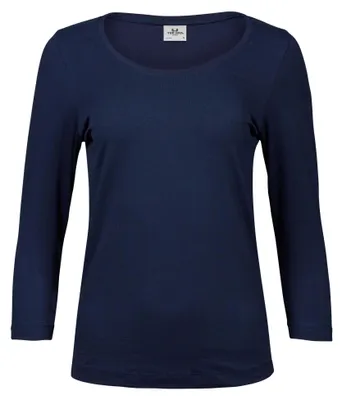 Immagine prodotto di Tee Jays - Maglietta da donna maniche 3/4 FK1517 (3XL) (blu navy)