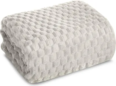 Produktbild von Eurofirany Decke 3D-Effekt beige 150x200 cm 260 GSM Polyester Deko