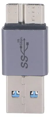 Productafbeelding van Micro-B naar A adapter, maximale dataoverdrachtssnelheid van 10 GB, universele compatibiliteit