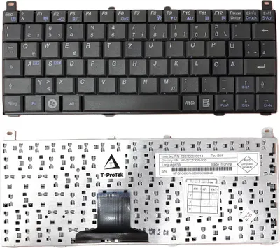 Image de FRANÇAIS - Noir Clavier QWERTY Compatible pour Inventec P/N : 6037B0036614