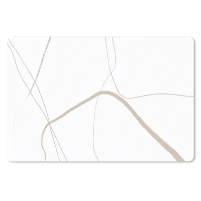Produktbild von MuchoWow® Schreibtischunterlage Abstrakt - Minimalismus - Linienkunst 60x40 cm - XXL Mauspad - Großes Mauspad