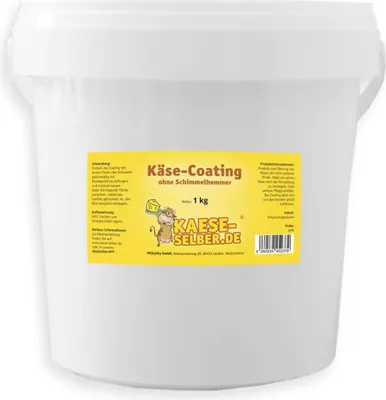 Produktbild von Käse-Coating 1 kg zum Versiegeln von selbst gemachtem Käse, für Schnittkäse, Grosslochkäse, ohne Schimmelhemmer Zusätze, leicht entfernbar