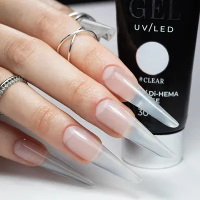 Produktbild von Acrylgel Polygel Aufbaugel für Extensions AcrylGel Molly Nails HEMA/Di-HEMA Free Clear 30 ml