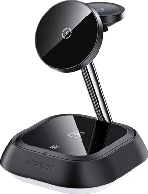 Produktbild von Kabelloser Ladehalter 3w1 Acefast E16 LED (schwarz)