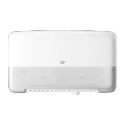 Produktbild von TORK Doppelrollen-Toilettenpapier-Spender ELEVATION T2 weiß