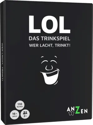 Produktbild von Carletto LOL - Das Trinkspiel - Wer lacht, trinkt!, Kartenspiel, Party, 16 Jahr(e), 15 min