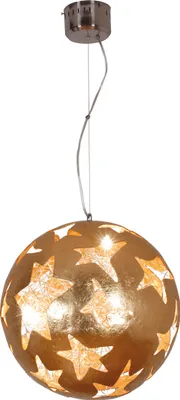 Produktbild von Näve Leuchten Pendelleuchte mit E27 Pendelleuchte mit E27 Pendelleuchten - Deko-Pendelleuchte, Hängelampe aus Kunststoff in gold, E27-Fassung
