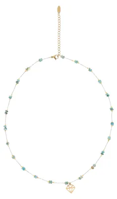 Produktbild von BRAELYN damen halskette - blau, ONESIZE