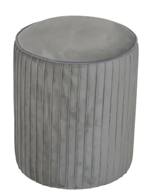 Produktbild von Sitzpouf Pouf Sitzhocker Fußhocker Hocker in Grau