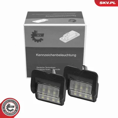 Image de ESEN SKV 72SKV554 Éclairage de plaque d'immatriculation pour VW Polo berline (6N1)