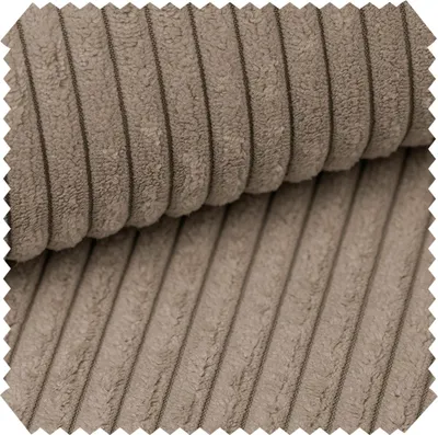 Produktbild von novely® PORTO - Polsterstoff in Breitcord-Optik - Ultraweicher Möbelstoff - Pflegeleichte Meterware 1 lfm - Farbe: 217 Toffee