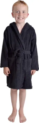 Image de Keanu - Robe de chambre pour enfant, coton TC214 (158-164) (Noir)