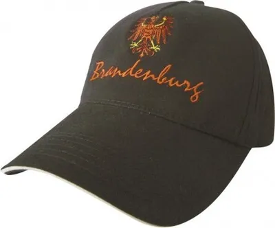Produktbild von Baseballcap mit Stick - Brandenburg Adler - 68855 schwarz