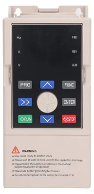 Obrázek produktu pro Frekvenční měnič, 3fázový výstup 0–320 Hz, regulátor VFD, vektorové řízení, měnič, střídač pro CNC frézky, 1,5 kW, 380 V