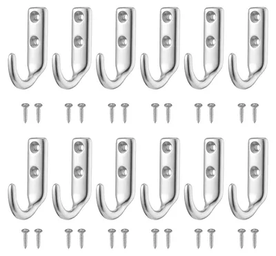 Wandhaken aus 316 Edelstahl, silber, 1 Stück