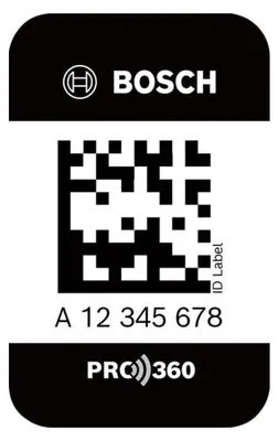 Zdjęcie produktu dla Bosch Service-Box ID Label Large 50 1600A02C1L