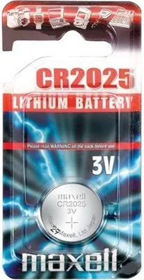Zdjęcie produktu dla Maxell CR2025, Jednorazowa bateria, CR2025, Lit, 3 V, 1 szt., Srebrny