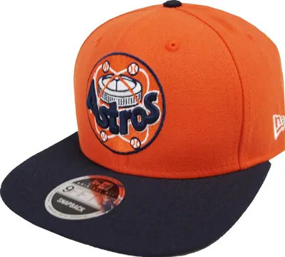 Immagine prodotto di Nuova Era Houston Astros Sidepatch Cooperstown Classics Arancione Navy Snapback Cap 9fifty Edizione Limitata