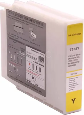 Produktbild von Kompatible Druckerpatrone für Epson T7554 Gelb 4000 Seiten von ABC