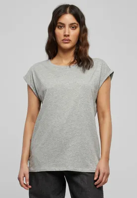 Zdjęcie produktu dla Urban Classics Ladies - EXTENDED SHOULDER Shirt grau - M
