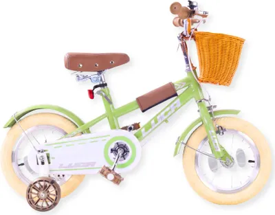 Image de Buxibo - Vélo d'enfant pour garçons - Luca - 12 pouces - Vert