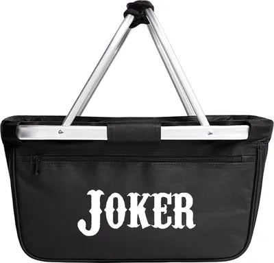 Produktbild von Huuraa Einkaufskorb Joker Schriftzug 20 Liter Black faltbarer Tragekorb Geschenkidee