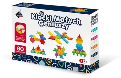 Zdjęcie produktu dla Klocki edukacyjne dla małych dzieci 80 elementów