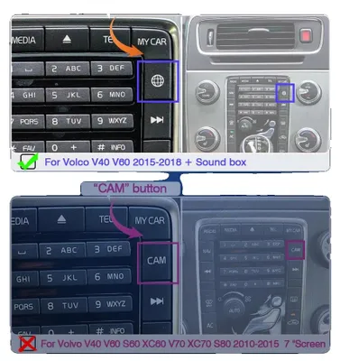 Produktbild von CarPlay Android Auto Upgrade, Drahtlose Konnektivität, Einfache Installation, V60 V40+Sound+Box  2015-2018