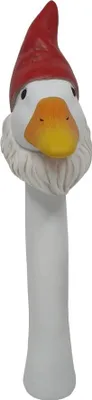 Produktbild von Figur Gänsekopf Wichtel Polyresin 41,5 x 9 x 15,5 cm weiß