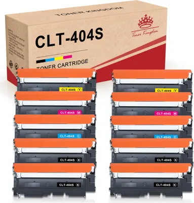 Produktbild von 10x CLT-404S Toner Kompatibel für Samsung CLT-P404C Tonerkartusche für Samsung Xpress SL C480W C480FW C430W C480 C430 C480FN (4x CLT-K404S 2x CLT-C404S 2x CLT-Y404S 2x CLT-M404S)