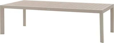 Produktbild von Gartentisch "evasion" holzoptik leinen &amp ton 12 plätze lates aus aluminium  - Hespéride