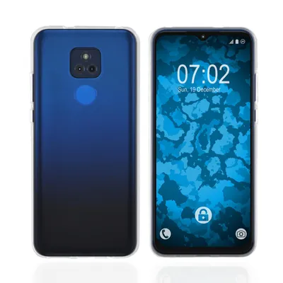 Produktbild von PhoneNatic Case kompatibel mit Motorola Moto G Play (2021) - Crystal Clear Silikon Hülle crystal-case Cover