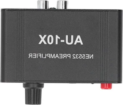 Immagine prodotto di Amplificatore stereo con preamplificatore phono da 20 dB, connettori jack da 3,5 mm e RCA, professionale