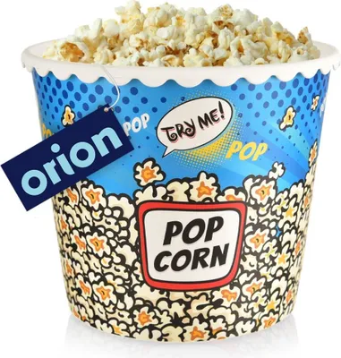 Produktbild von Orion Popcorneimer Popcornbecher Behälter für Popcorn und Chips 2,3 L