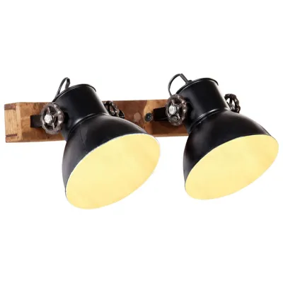 Zdjęcie produktu dla Industrialna lampa ścienna, czarna, 45x25 cm, E27