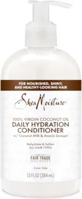Immagine prodotto di Shea Moisture 100% Olio di Cocco Vergine Balsamo Idratazione Quotidiana 384ml