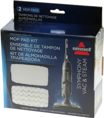 Produktbild von Bissell 312678 Náhradné návleky na mop Vac & Steam 1132N / 1977N 2 kusy, farba: biela