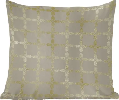 Produktbild von MuchoWow® Zierkissen Sofakissen Wohnzimmer Dekokissen 50x50 cm Muster - Luxus - Gold - Komfort - Sofakissen
