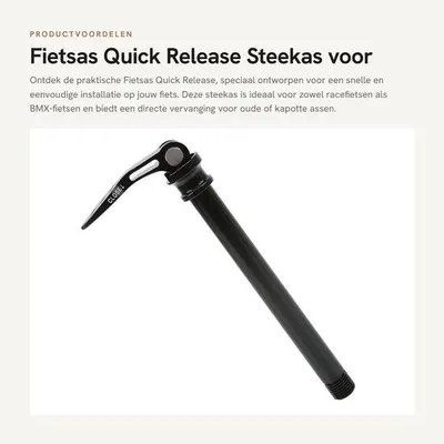 Productafbeelding van Aluminium snelspanners voor mountainbikes - lichtgewicht - professioneel - snel