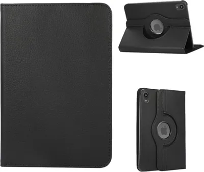 Produktbild von Für Apple iPad Mini 2024 8.3 " / Mini 6 2021 360 Grad Kunstleder Hülle Schwarz