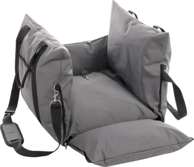Produktbild von Flamingo Hundeautositz Bobba 3-in-1, 56x56x42 cm, grau