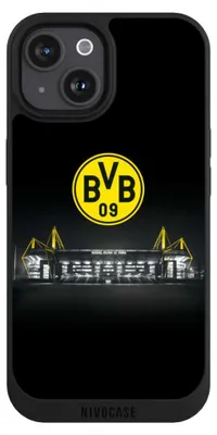 Produktbild von NIVOCASE Handyhülle für Apple iPhone 15  Hülle NIVOpure Case Schwarz BVB Borussia Dortmund Stadion