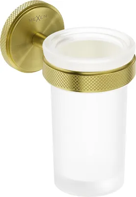Obrázek produktu pro Mexen Gravo kelímek na kartáčky, zlatý kartáčovaný - 70A93051-55