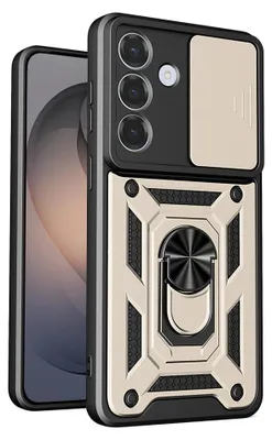 Obrázek produktu pro Techsuit – pouzdro řady CamShield s posuvným krytem fotoaparátu pro Samsung Galaxy S26 – zlaté